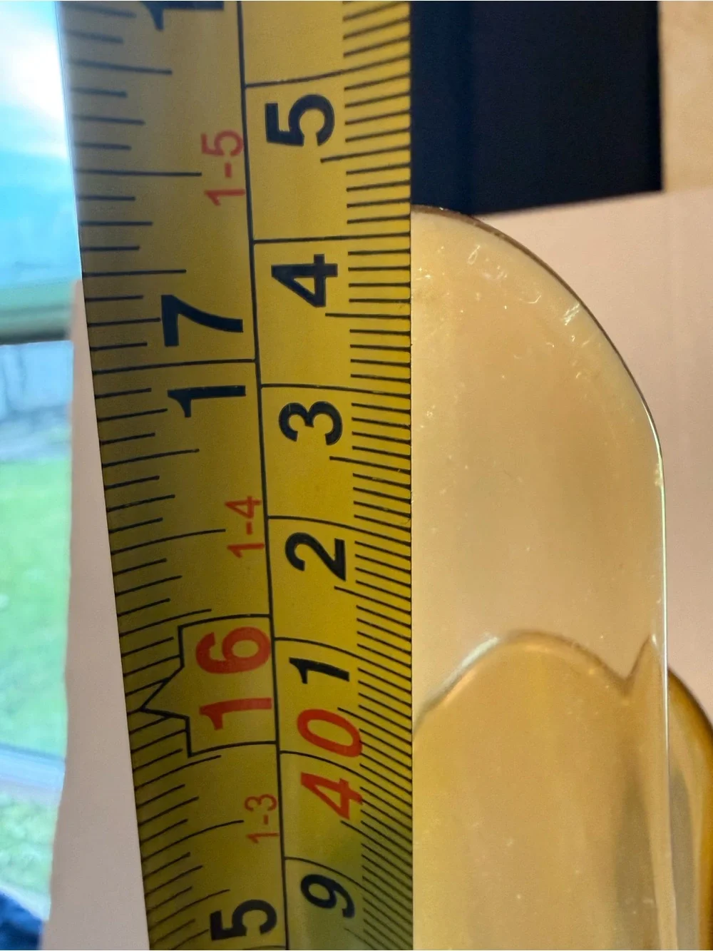 LE Smith Honey Amber SMOOTHIE Swung Vase 17 1/2